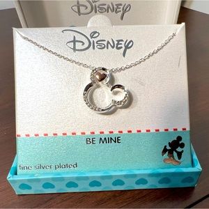 Disney Mickey “Be Mine” Pendant with Necklace